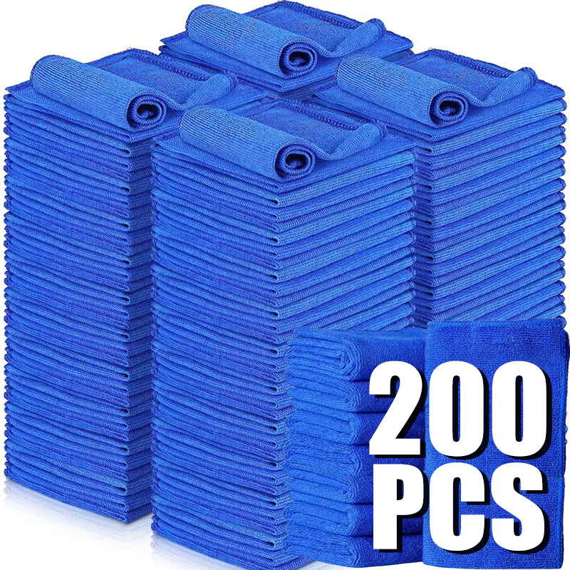 Microfiber Car Drying Towel Super Absorbent - 10/200PCS Microfiber Car Cleaning Handdoeken Super