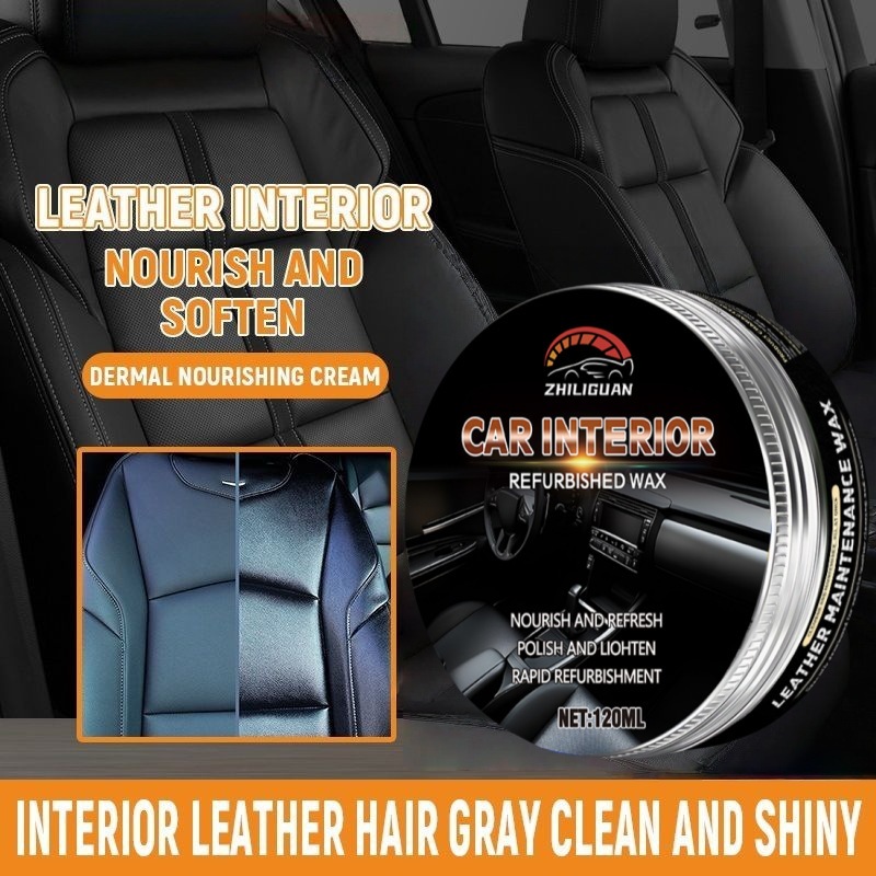 Car Care - Auto-interieurrenovatie Voedende lederpasta Crème Interieurcoatingmiddel Auto-reinigings-