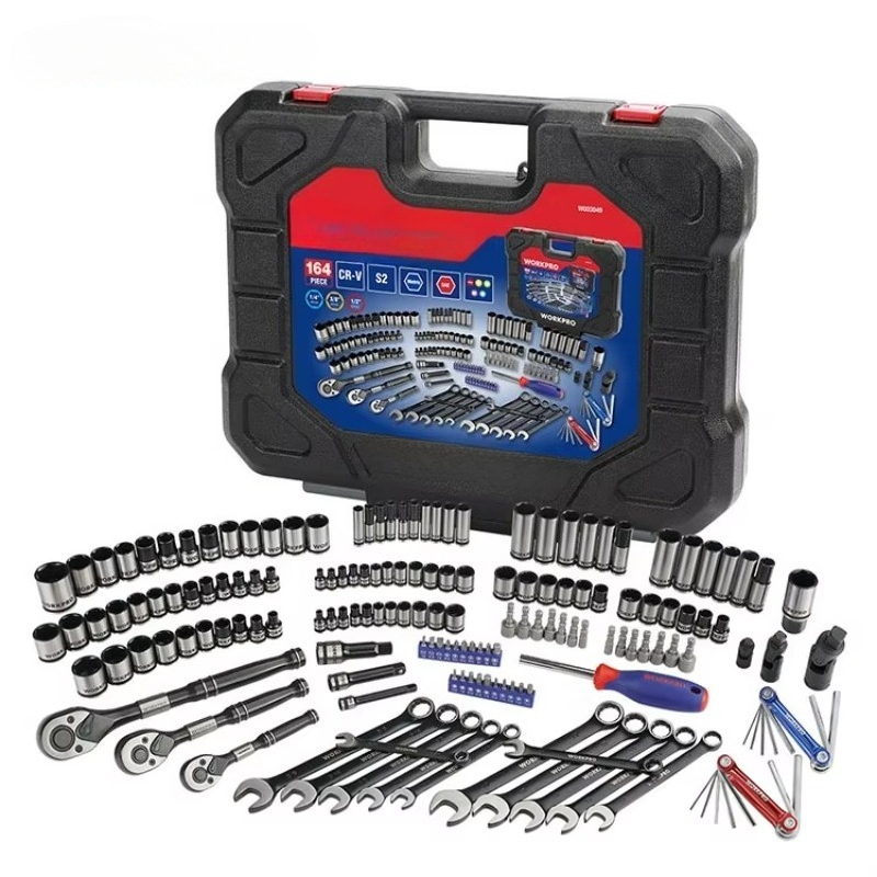 Auto Repair Tools - 164-delige PC Mechanic Gereedschapskist Set 1/4