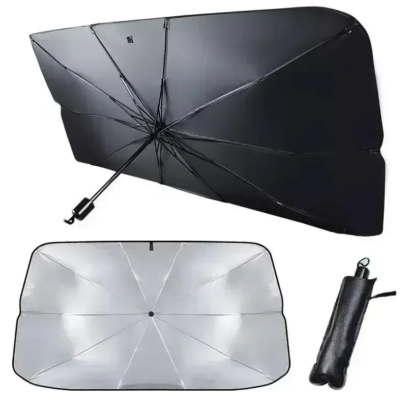 Car Sunshade Windshield Umbrella Foldable - Autozonnescherm opvouwbare paraplu zonnescherm voorruit bescherming