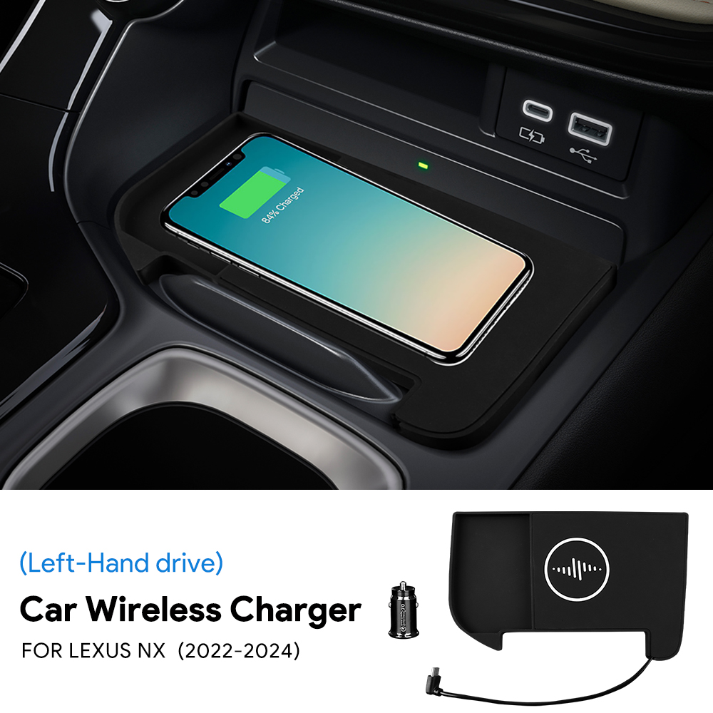 Wireless Car Charger Mount Fast Charging - Draadloze autolader voor Lexus NX 2022