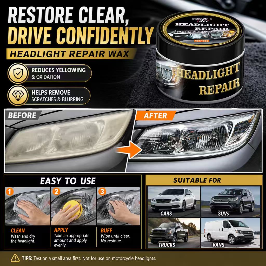 Car Scratch Repair Polishing Wax Paste - Autokoplamp Reparatie Wax Polish Pasta 100g