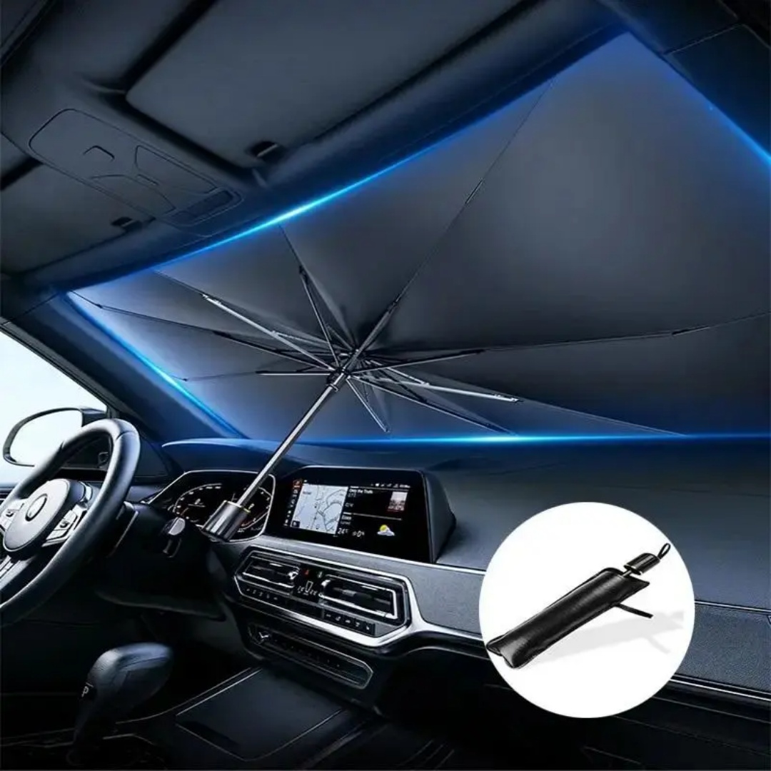 Zonnescherm voor de voorruit,  - Car Sunshade Windshield Umbrella Foldable recensie en prijs