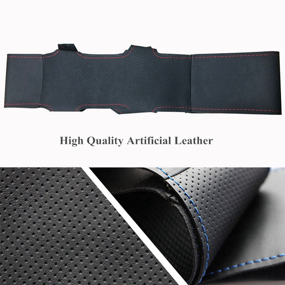 Gevlochten Auto Stuurhoes Wrap - Car Steering Wheel Cover Anti Slip Breathable recensie en prijs