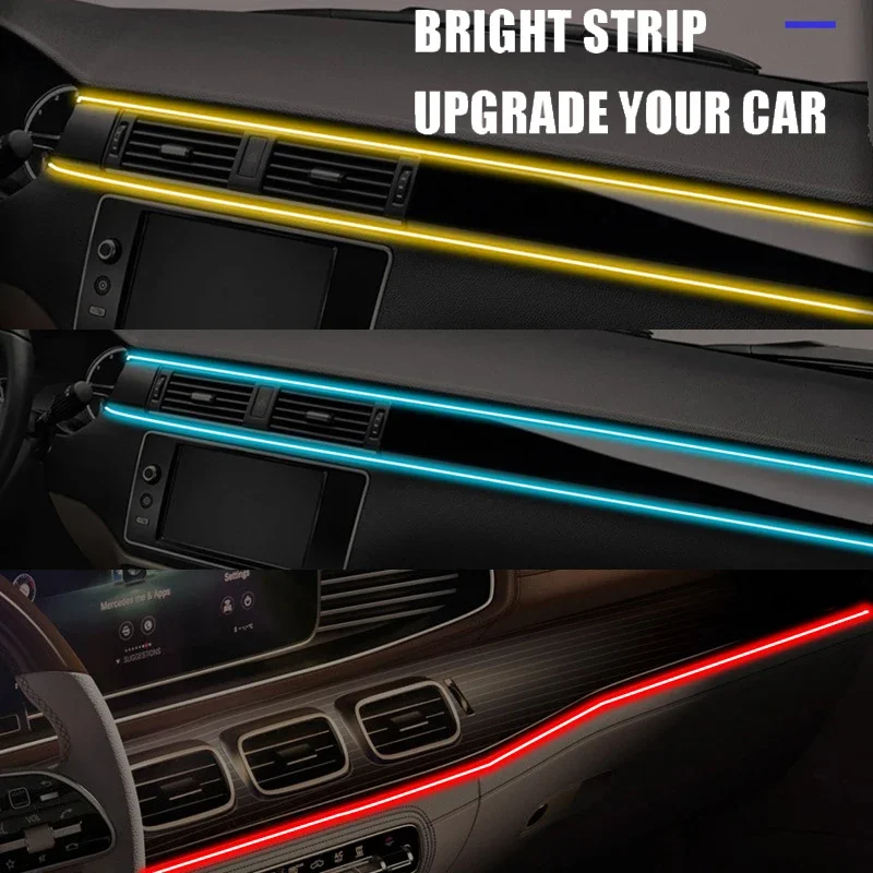 1/2/3/4/5M RGB Auto-interieur  - Led Ambient Interior Car Lights App Control recensie en prijs