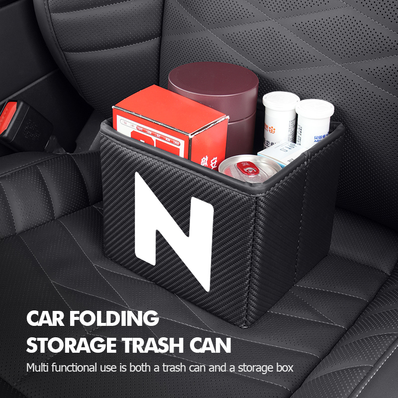 Auto-prullenbak Opvouwbare vui - Waterproof Car Trash Can With Lid recensie en prijs