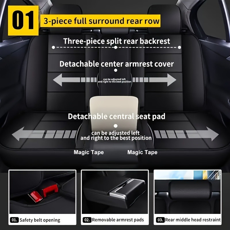 Voor polo 9n3 leapmotor b05 ci - Leather Car Seat Covers Full Set Universal recensie en prijs