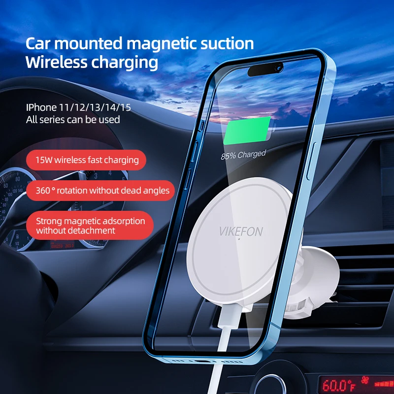 VIKEFON Magnetische Draadloze  - Magnetic Phone Holder For Car Vent recensie en prijs