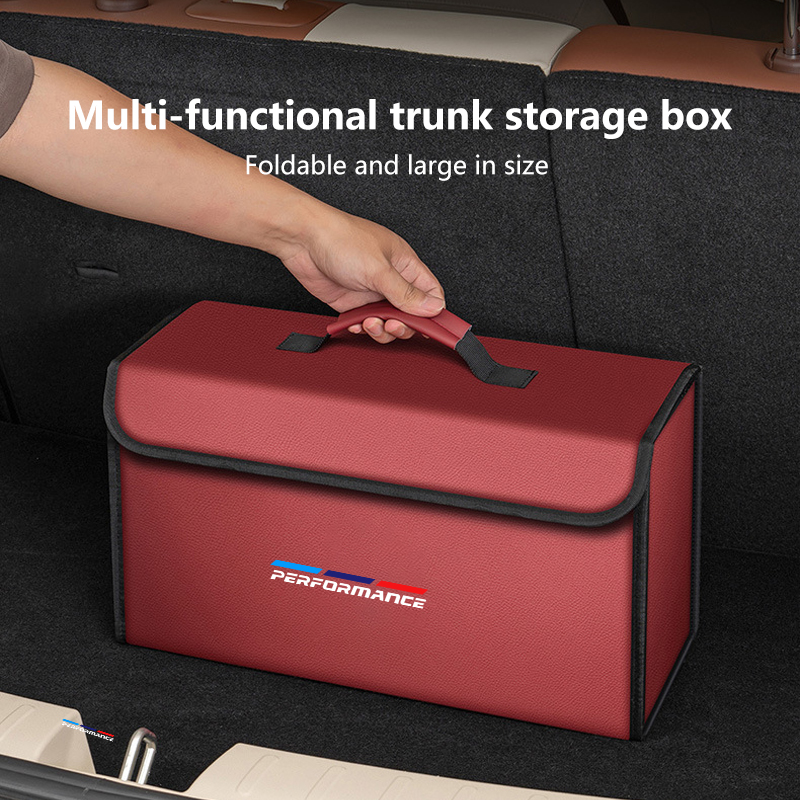 Opvouwbare lederen kofferbakor - Car Trunk Organizer Foldable Storage Box recensie en prijs