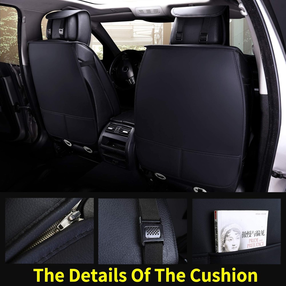 5-delige autostoelhoezen volle - Leather Car Seat Covers Full Set Universal recensie en prijs