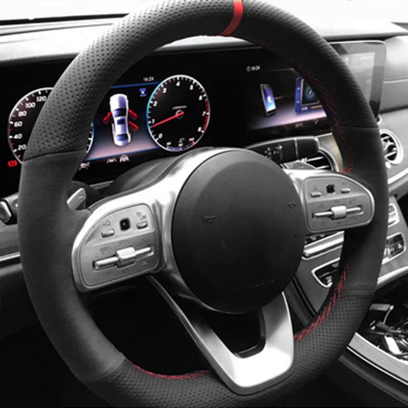 Antislip Zwart Suède Gevlochte - Car Steering Wheel Cover Anti Slip Breathable recensie en prijs