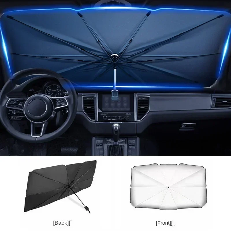 Multifunctionele, handige opvo - Car Sunshade Windshield Umbrella Foldable recensie en prijs