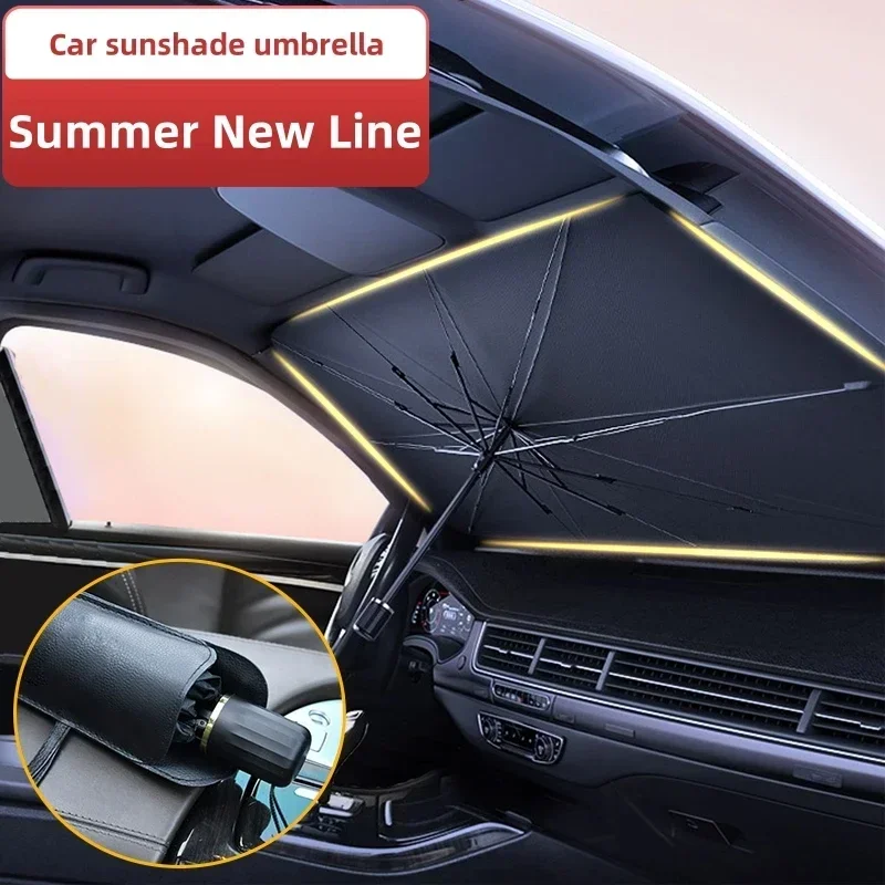 Multifunctionele, handige opvo - Car Sunshade Windshield Umbrella Foldable recensie en prijs