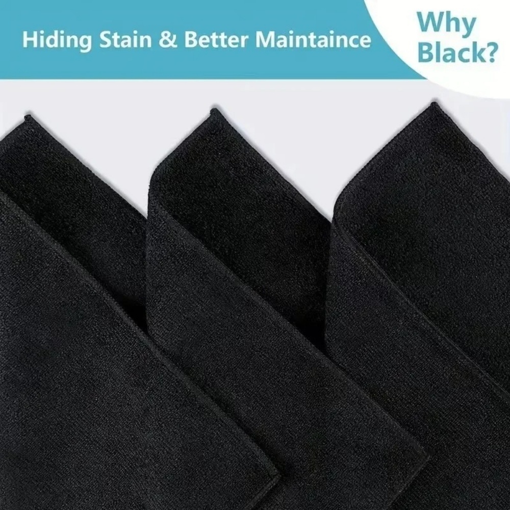 Zwarte microvezel reinigingsdo - Microfiber Car Drying Towel Super Absorbent recensie en prijs