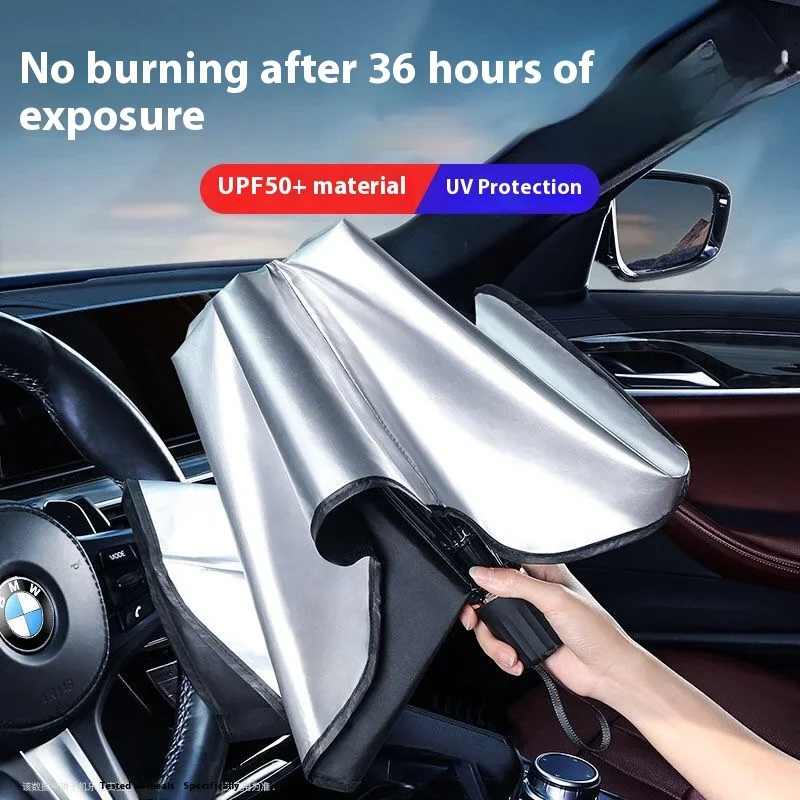 Autozonnescherm, opvouwbaar, v - Car Sunshade Windshield Umbrella Foldable recensie en prijs