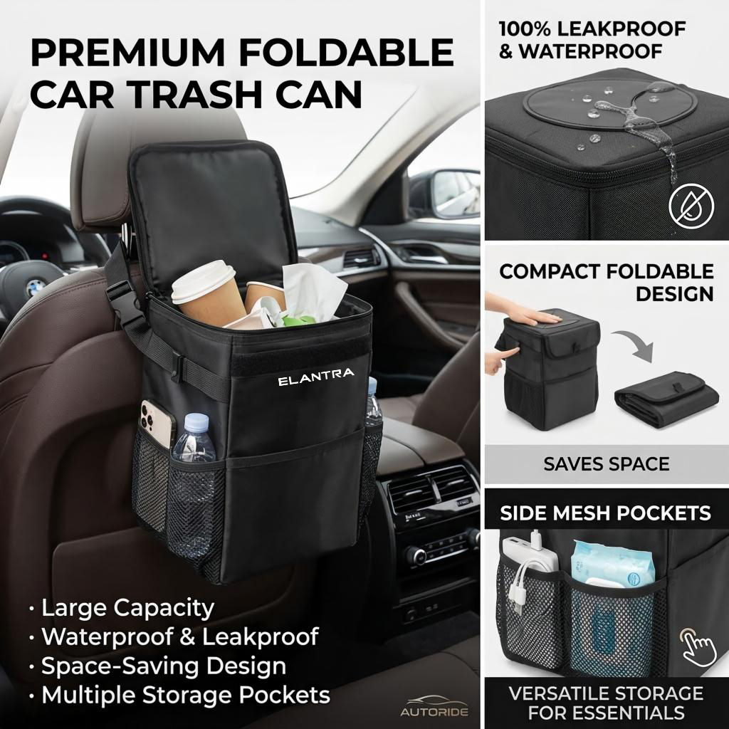 Waterdichte opbergzak voor aut - Waterproof Car Trash Can With Lid recensie en prijs