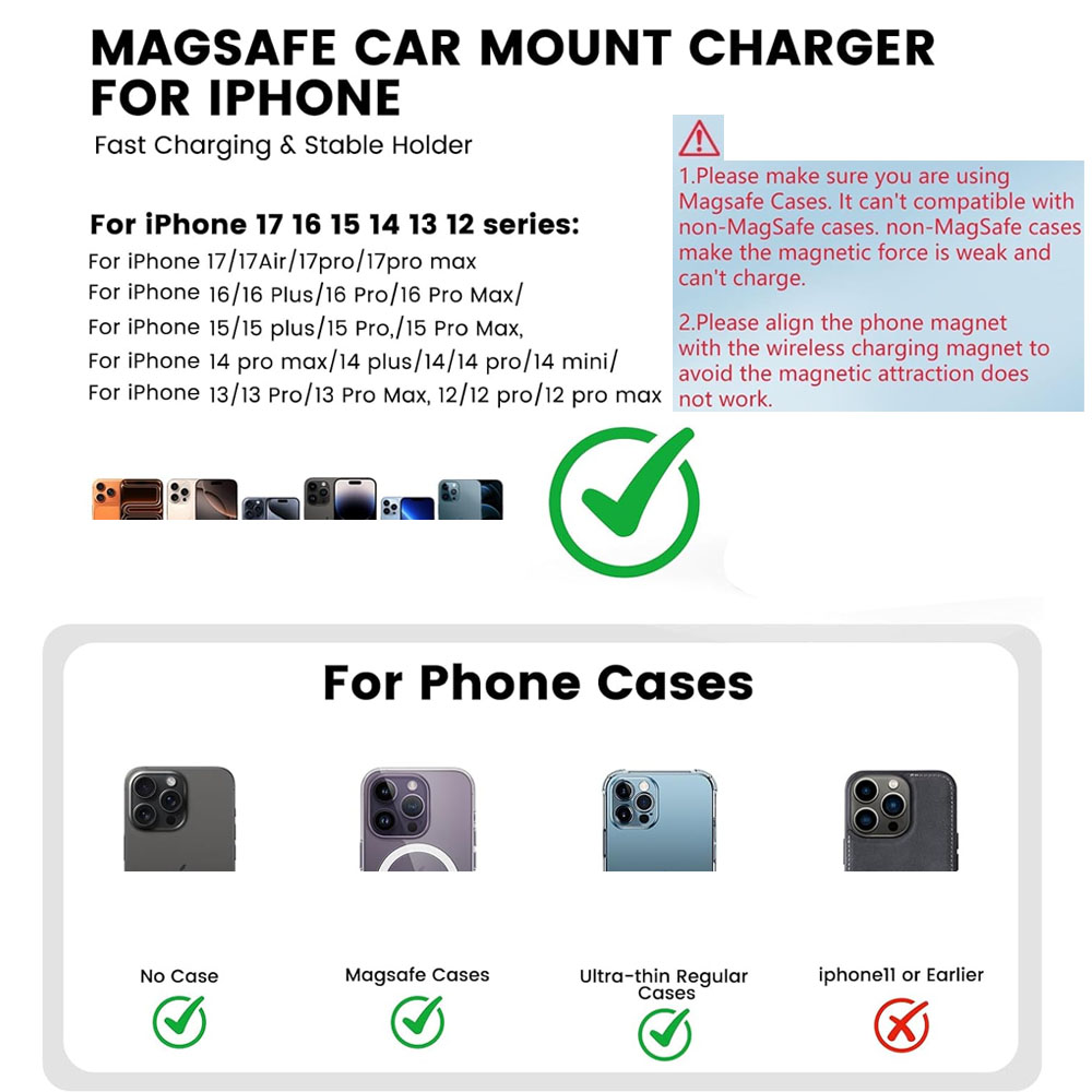 30W snel opladende magnetische - Wireless Car Charger Mount Fast Charging recensie en prijs