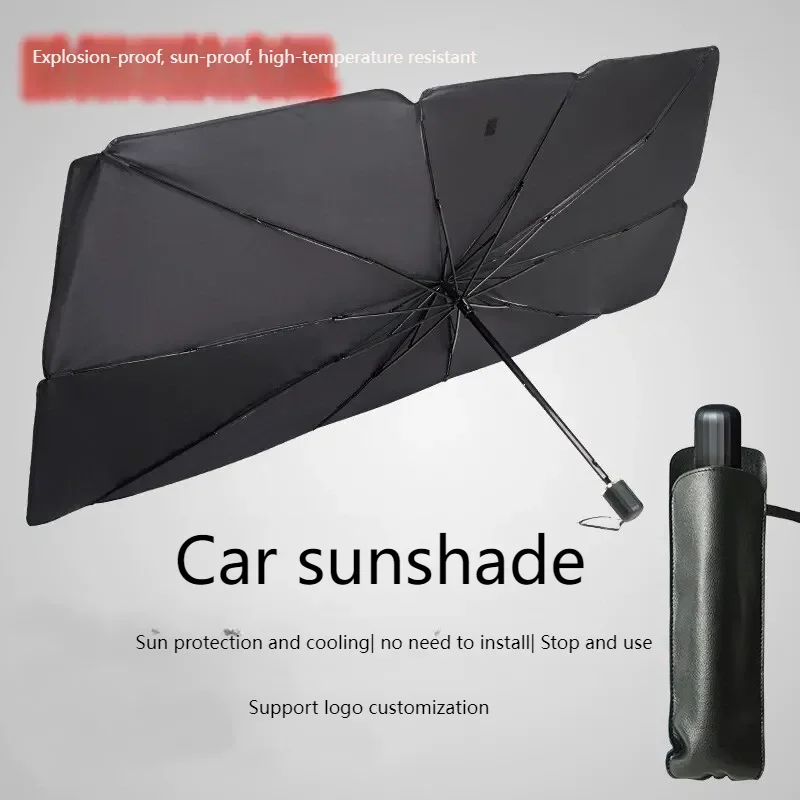 Autozonnescherm, paraplu-type  - Car Sunshade Windshield Umbrella Foldable recensie en prijs