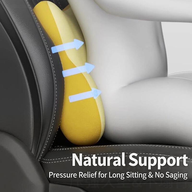 Autostoel Lendensteun en Nekku - Memory Foam Car Neck Pillow Lumbar Support recensie en prijs