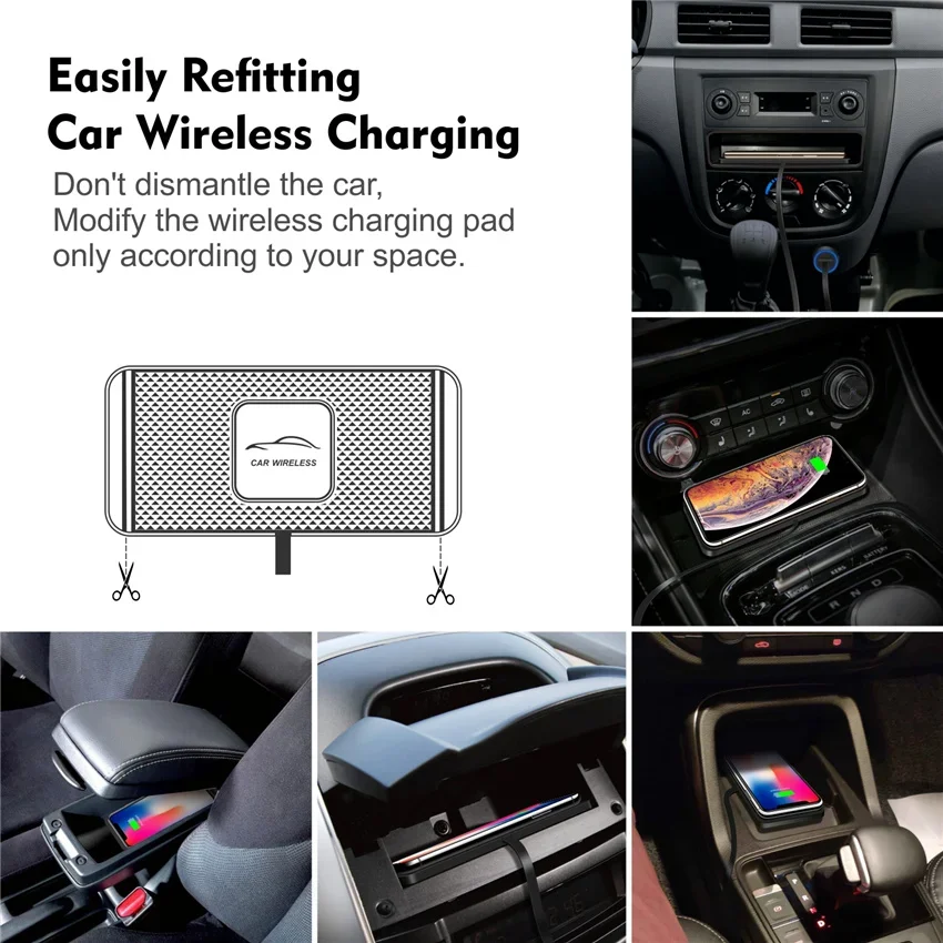 Siliconen Pad Stand Draadloze  - Wireless Car Charger Mount Fast Charging recensie en prijs