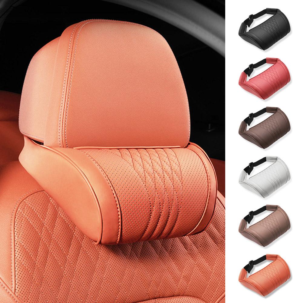 Luxe lederen hoofdsteun voor i - Memory Foam Car Neck Pillow Lumbar Support recensie en prijs