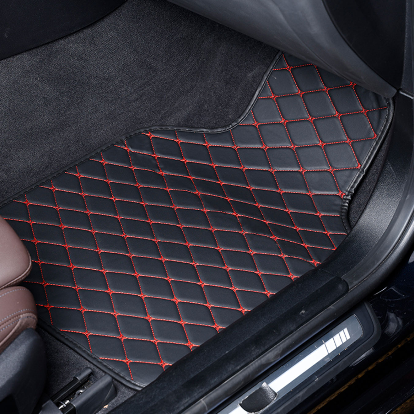 Autovloermatten, complete set, - Car Floor Mats Universal Waterproof Leather recensie en prijs