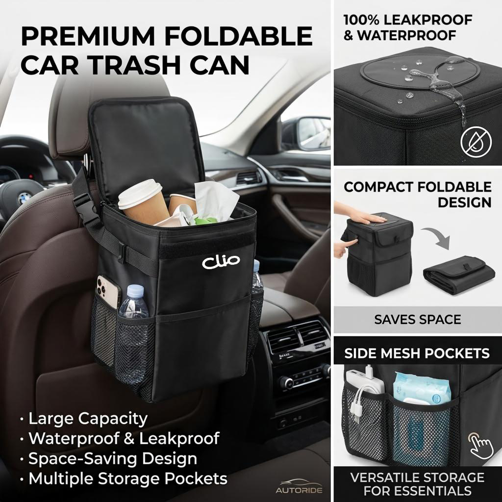 Waterdichte opbergzak voor de  - Waterproof Car Trash Can With Lid recensie en prijs